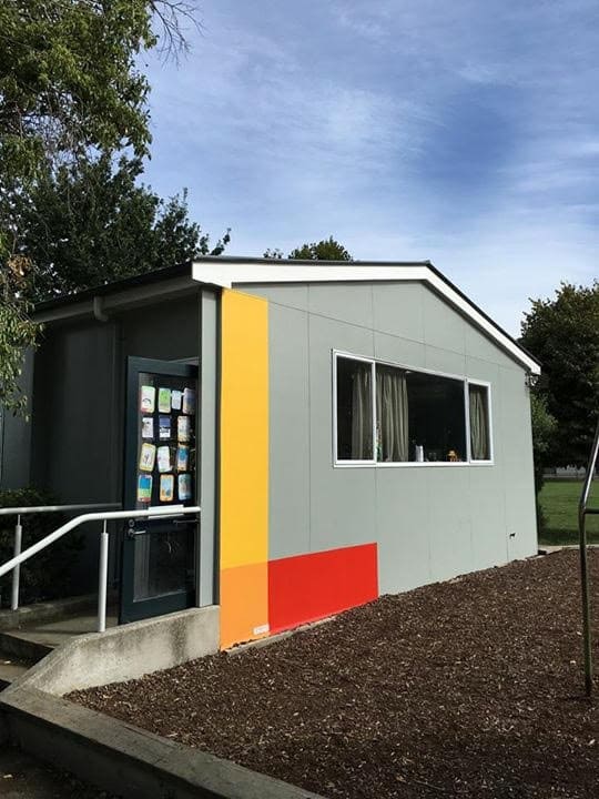 Exterior painting — residential garden area, Christchurch